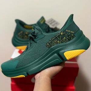 Skechers Snoop Dogg Men’s Sparrow Flex Soarin' Green Shoes Size 10 (Brand New)